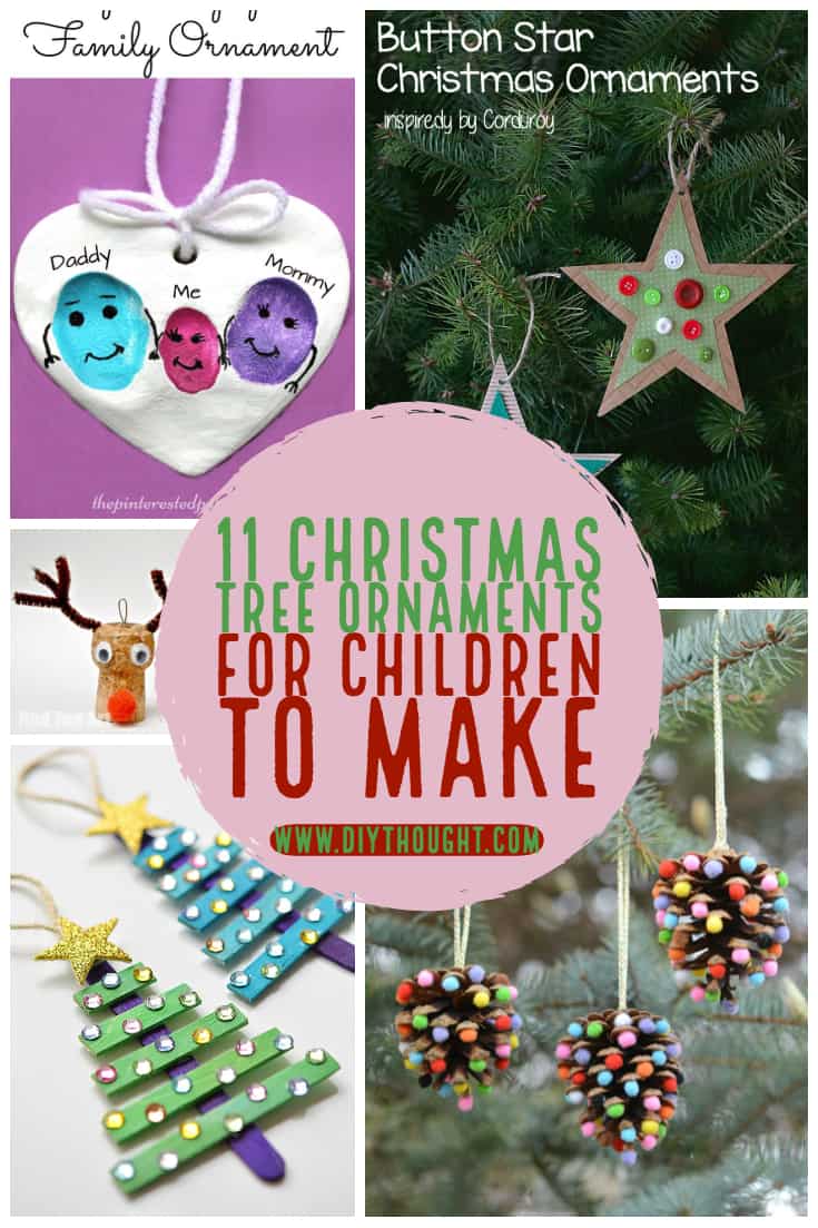 11 Christmas Tree Ornaments For Children To Make – diy Thought