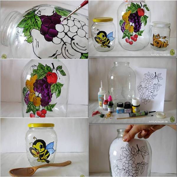 5 Diy Stained Glass Vases And Jars Diy Thought