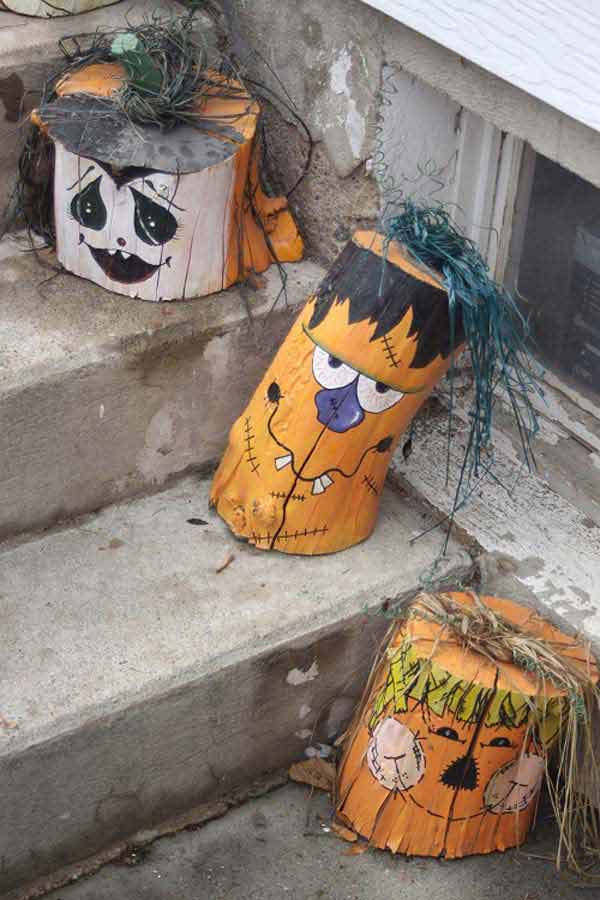 Wood Halloween Decorations 