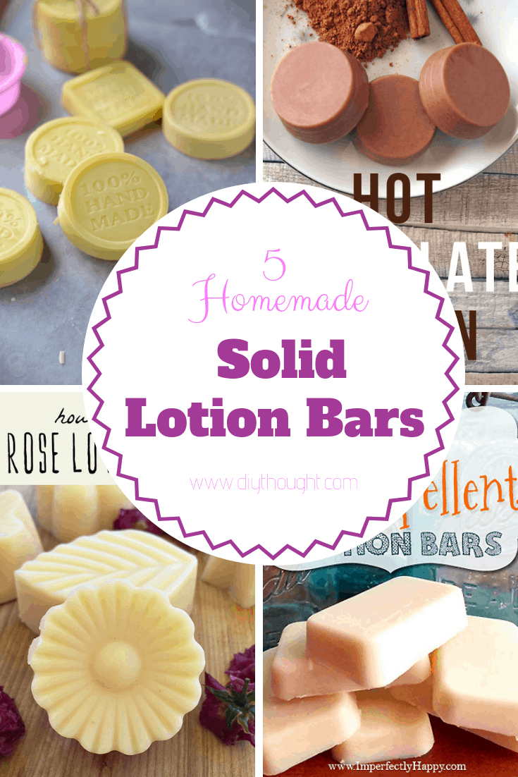 5 Homemade Solid Lotion Bars diy Thought