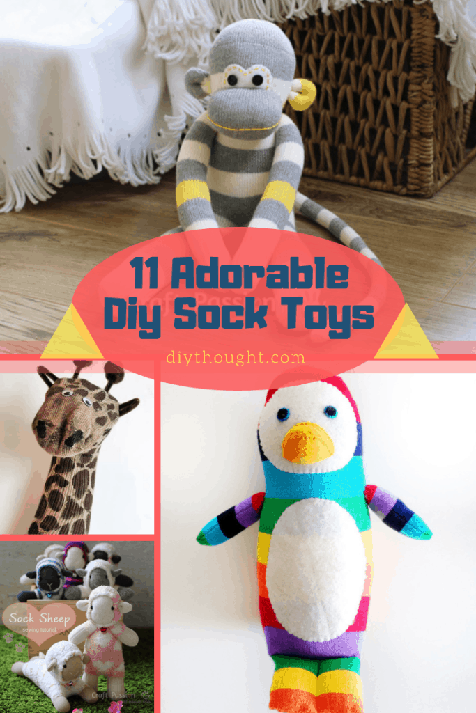 11 Adorable DIY Sock Toys - diy Thought