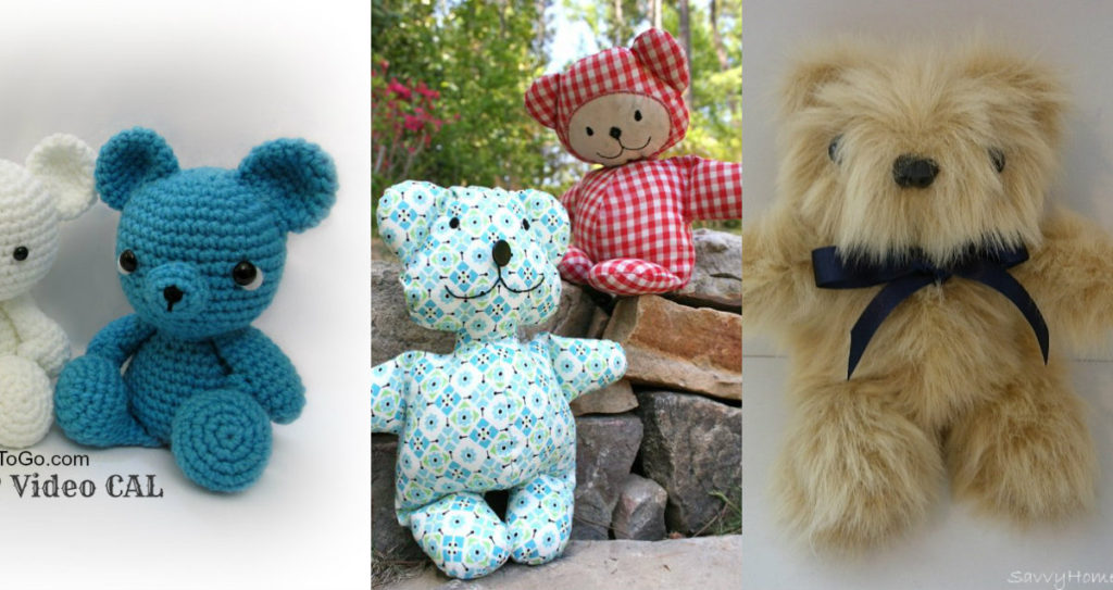 7 Cute Teddy Bears To Make - diy Thought