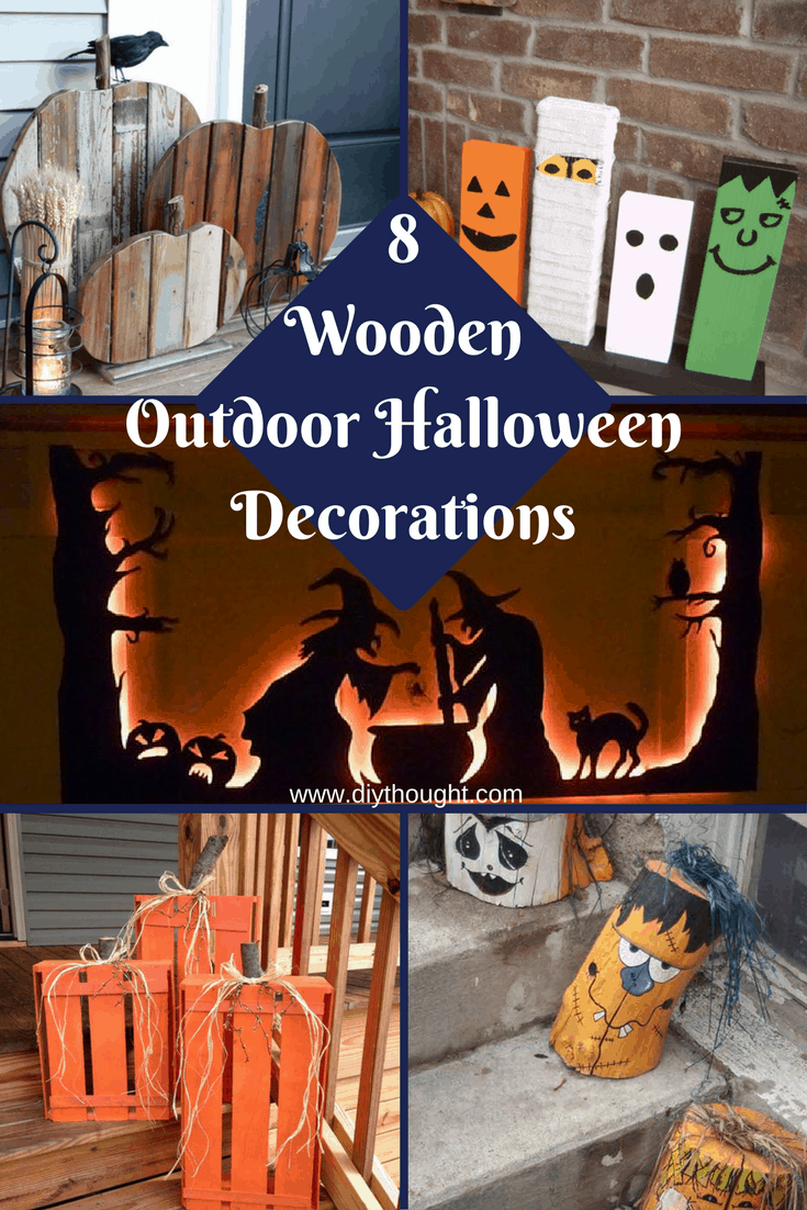 8 Diy Wooden Halloween Decorations - diy Thought