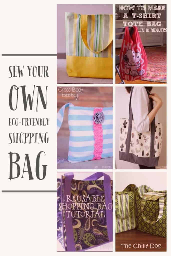 Sew Your Own Eco-Friendly Shopping Bag - diy Thought