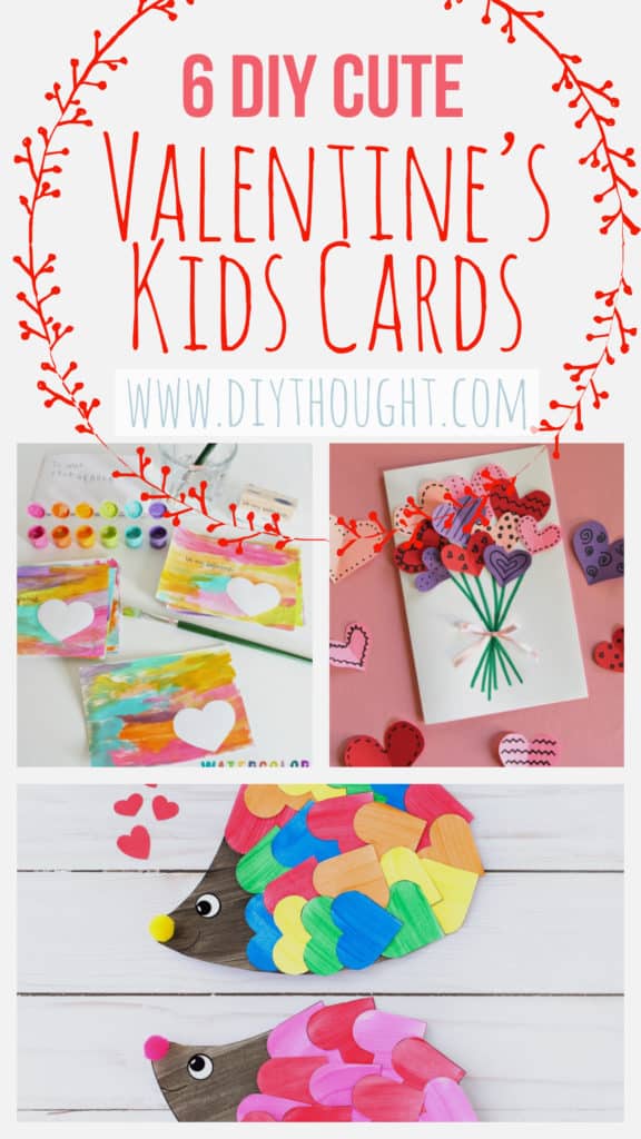 6 Diy Cute Valentine's Kids Cards - diy Thought