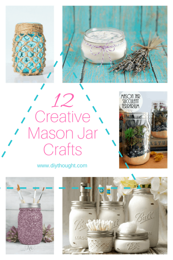 12 Creative Mason Jar Crafts - diy Thought