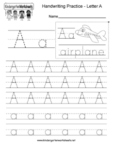 5 Letter A Preschool Printables - diy Thought