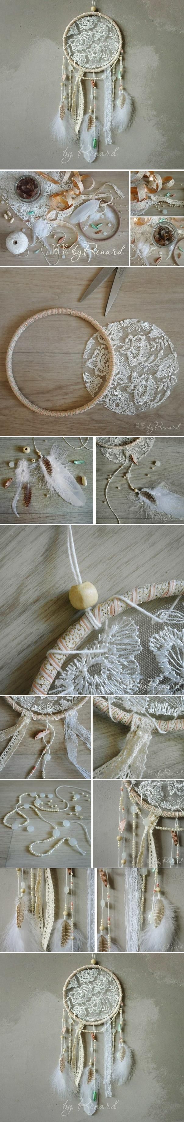 10 Stunning Crafts Using Lace - DIY Thought
