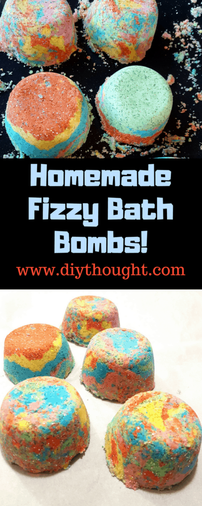 Homemade Fizzy Bath Bombs - diy Thought