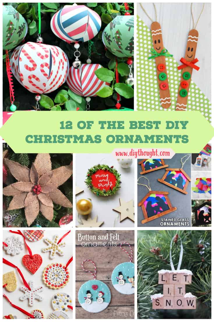 12 Of The Best DIY Christmas Ornaments - diy Thought