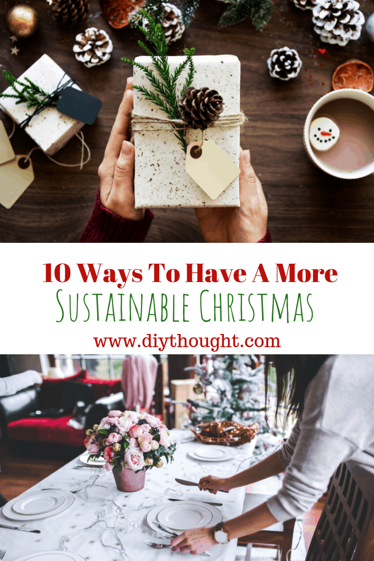 10 Ways To Have A More Sustainable Christmas - DIY Thought