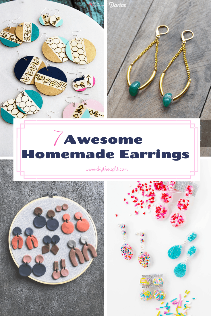 7 Awesome Homemade Earrings - diy Thought