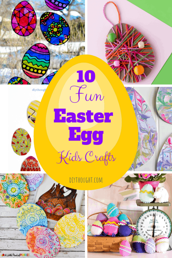 10 Fun Easter Egg Kids Crafts - diy Thought