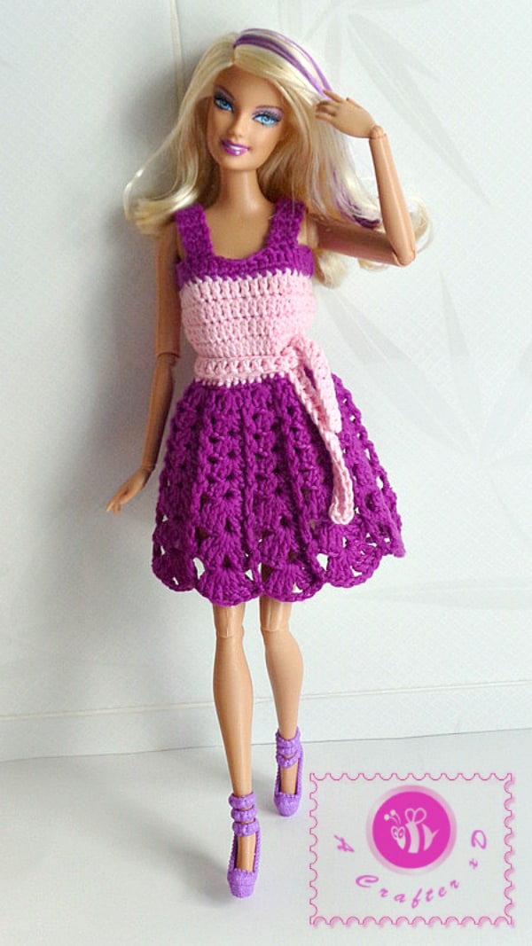 8+ Crochet Barbie Clothes Patterns - diy Thought