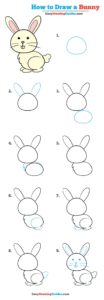 How To Draw Bunny Rabbits - diy Thought