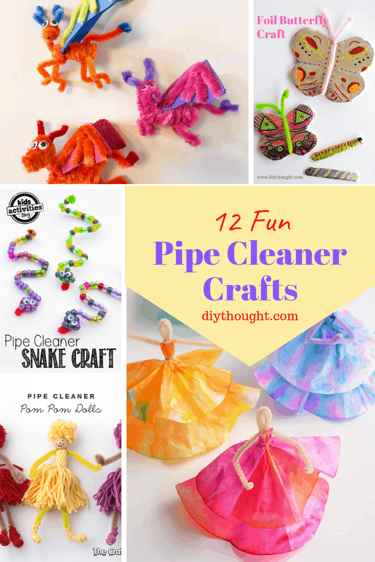 Giant Fuzzy Pipe Cleaner Monsters Diy Thought