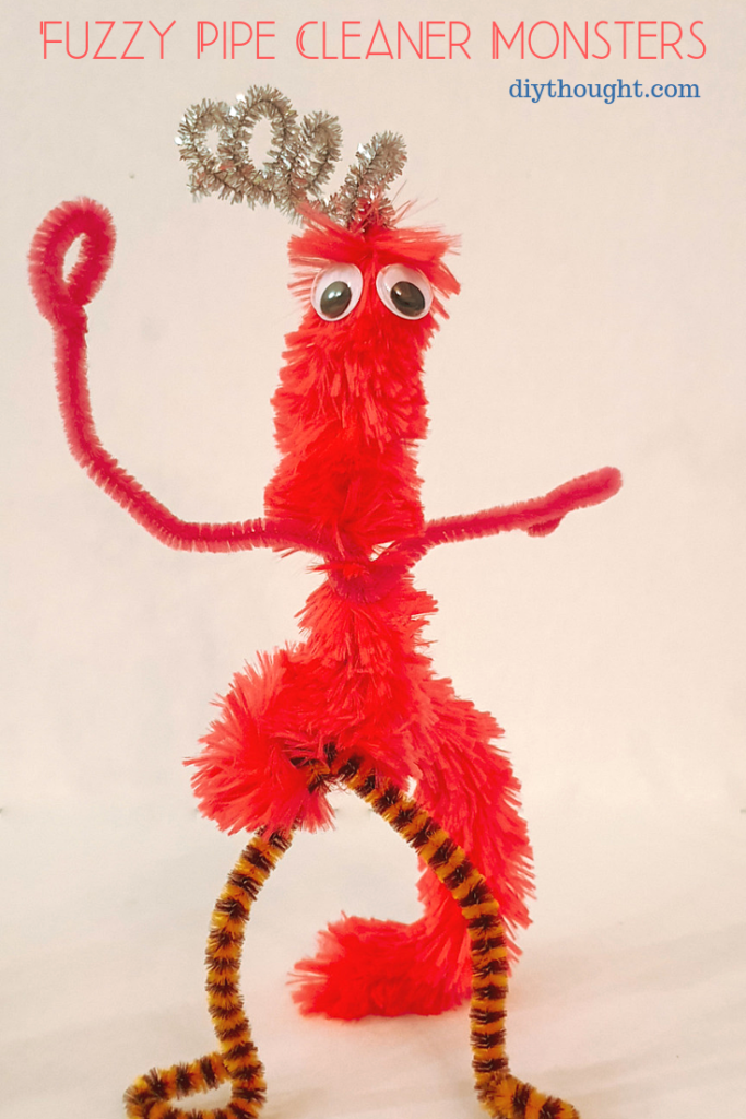 worm on a string pipe cleaner