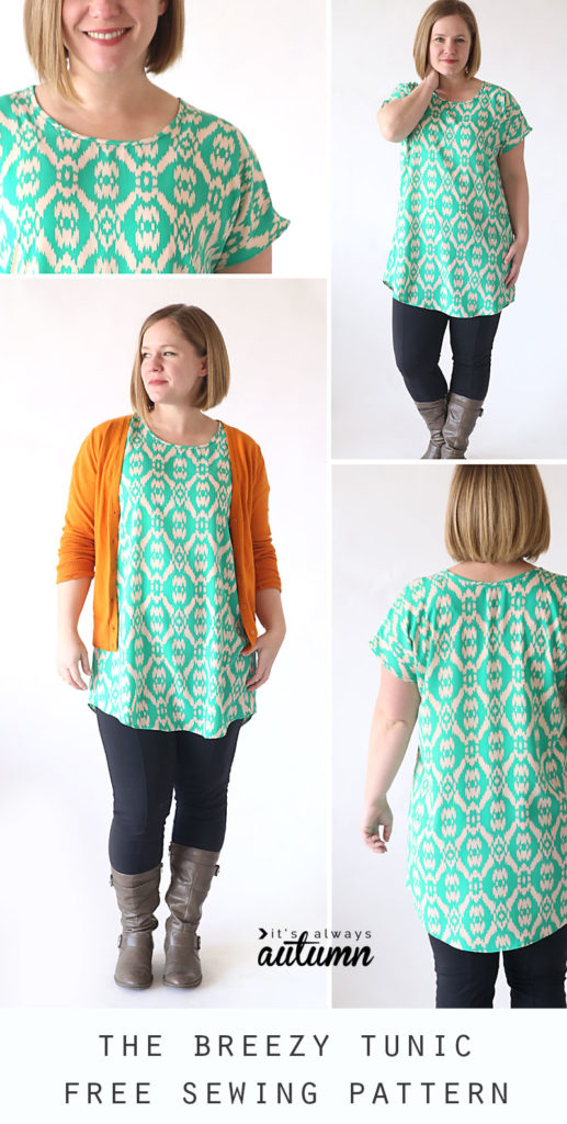 6 Free Easy Sew Tunic Patterns - diy Thought