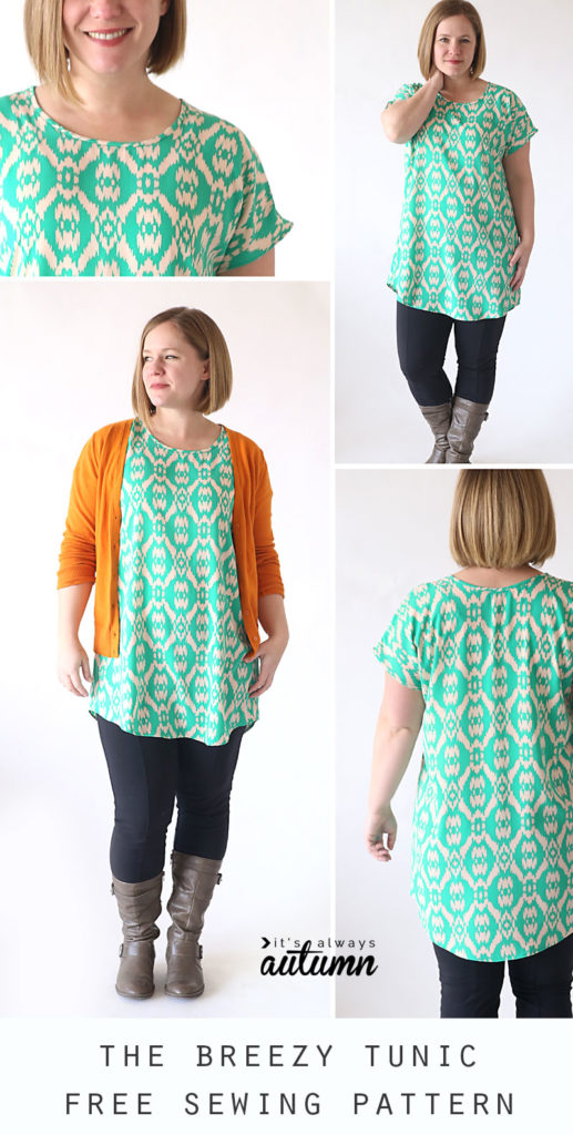 6 Free Easy Sew Tunic Patterns Diy Thought