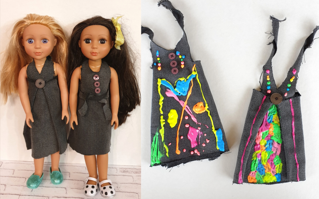 no sew no glue doll clothes