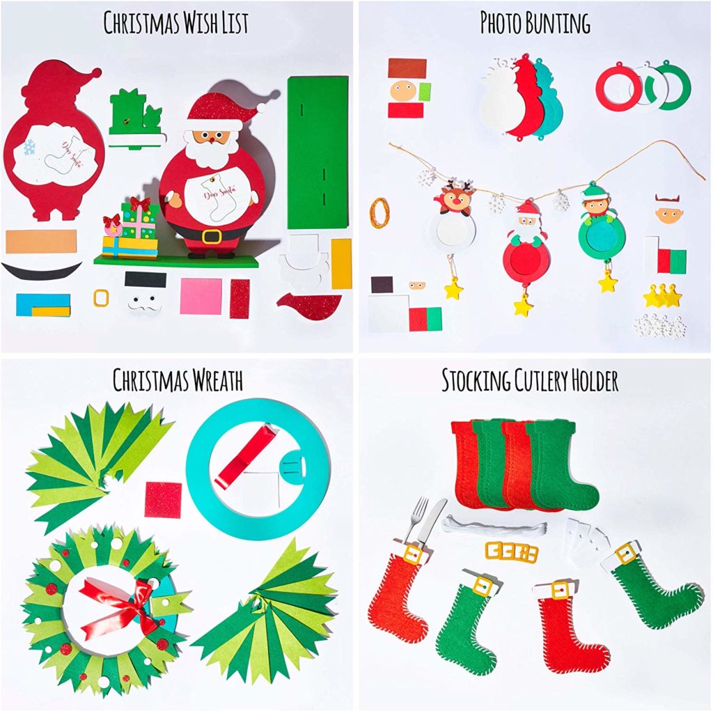 5 Fun Kids Christmas Craft Kits  diy Thought