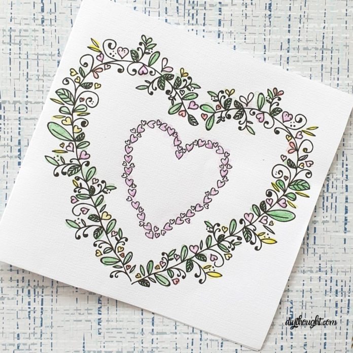 Free Heart Card-Making Printables - diy Thought