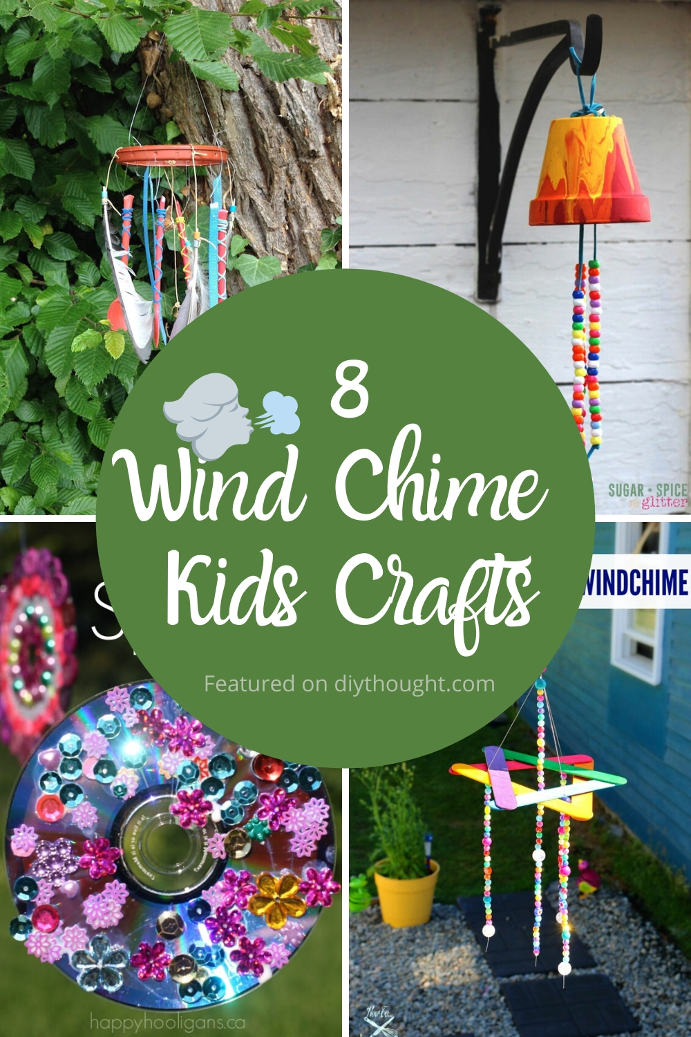 8 Wind Chime Kids Crafts - diy Thought