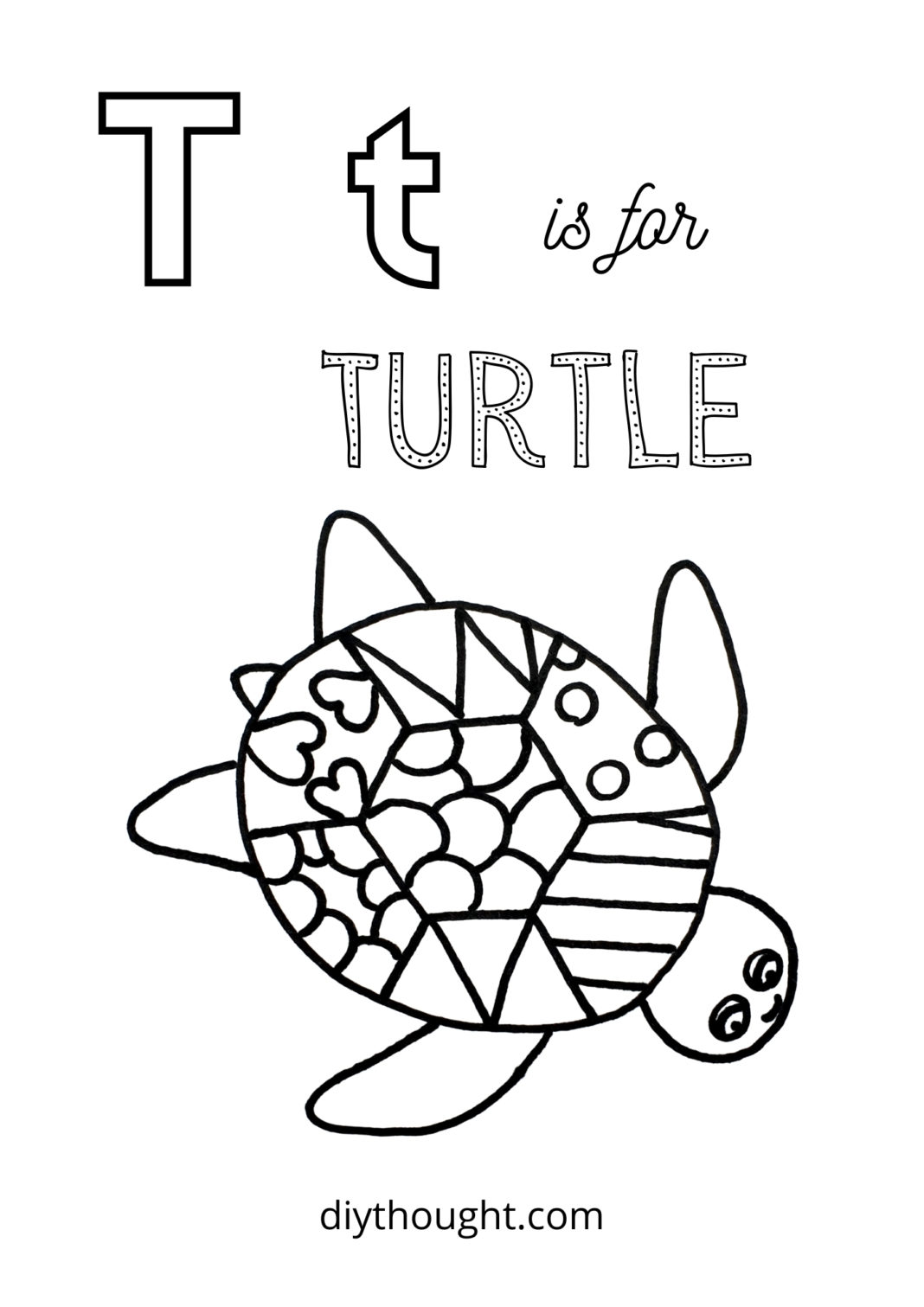 Nature Art Turtle - diy Thought