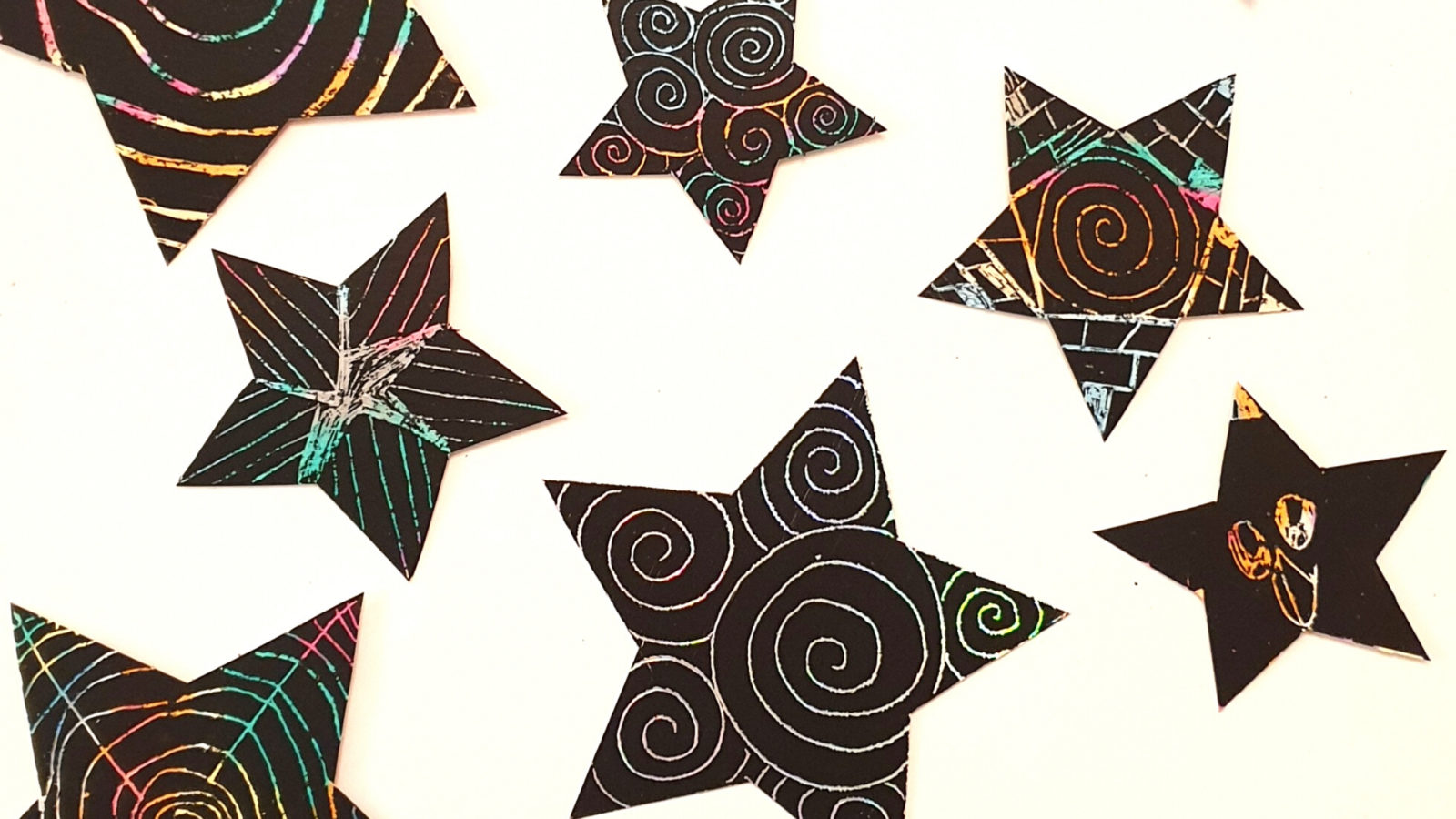 DIY Scratch Art Stars - diy Thought