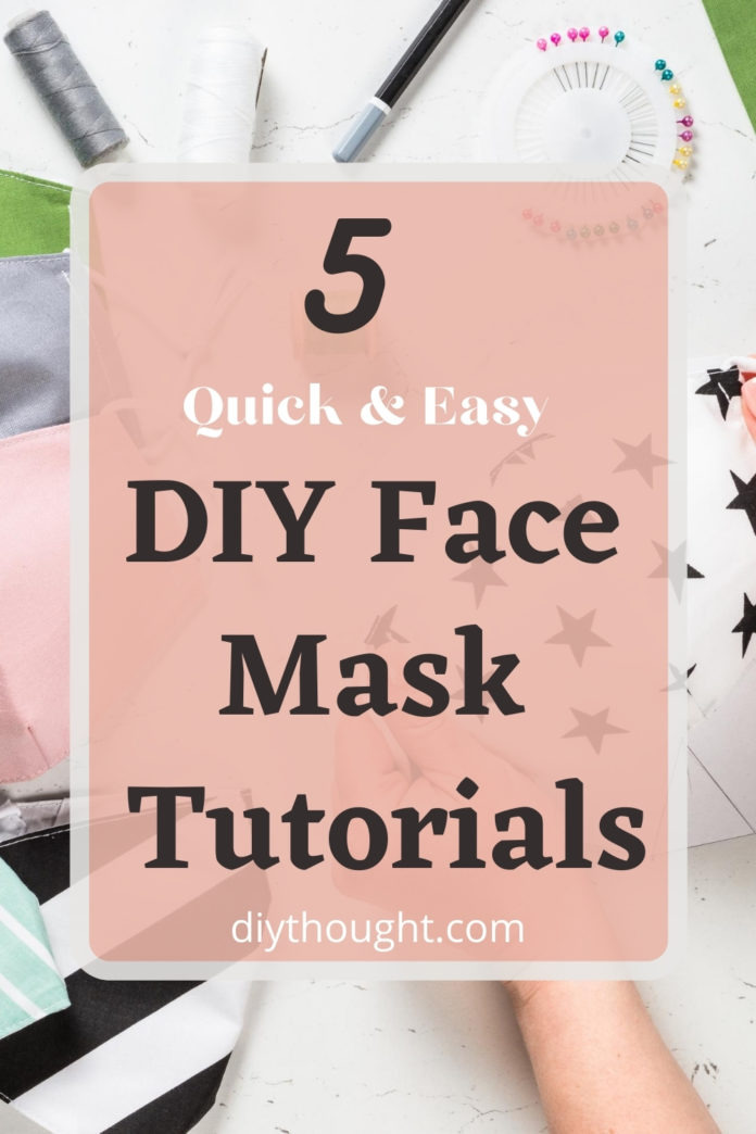 5 Quick & Easy DIY Face Mask Tutorials - diy Thought