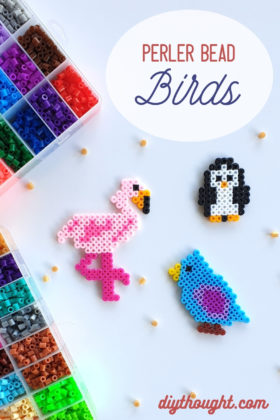 Perler Bead Birds - diy Thought