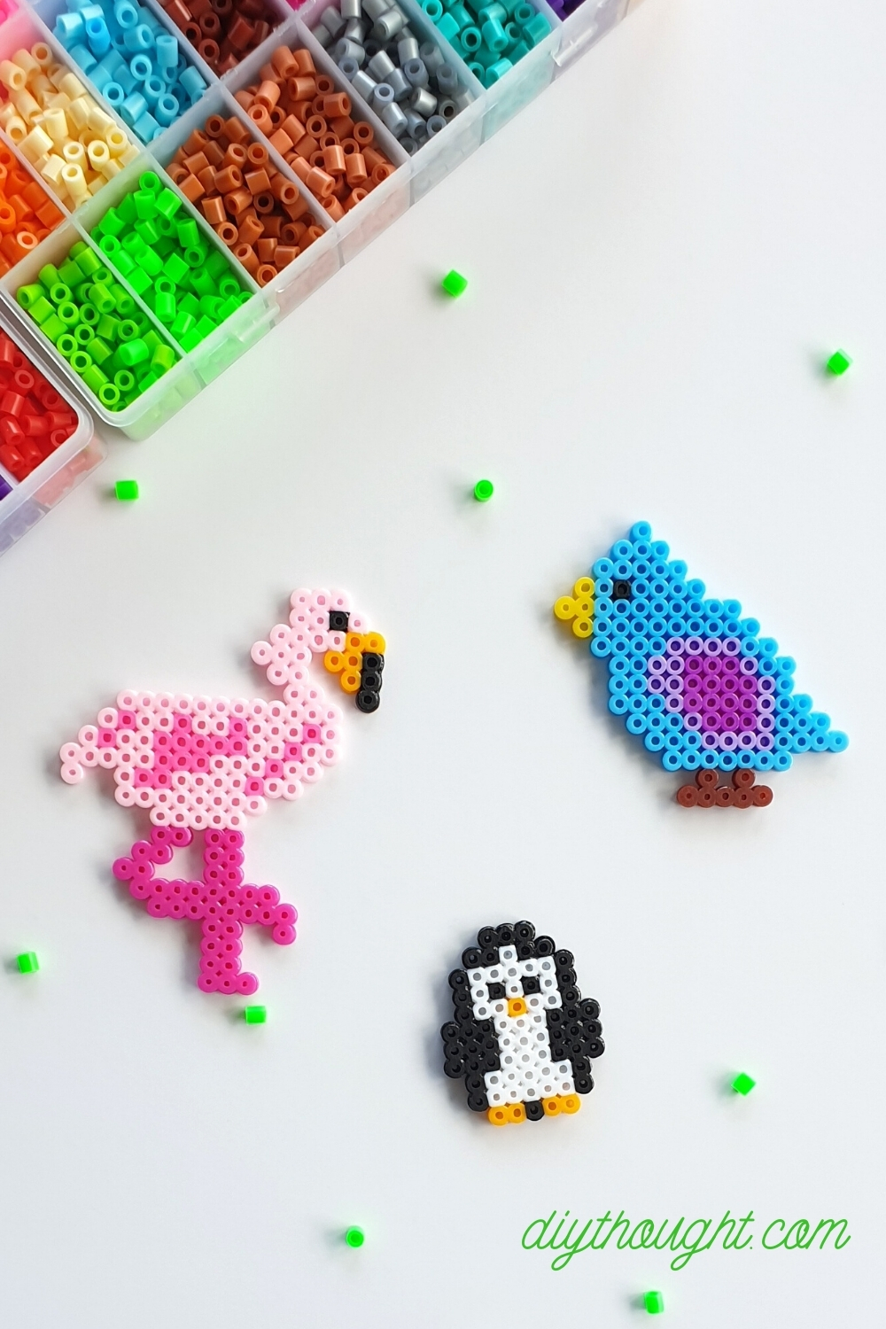 Perler Bead Birds - diy Thought