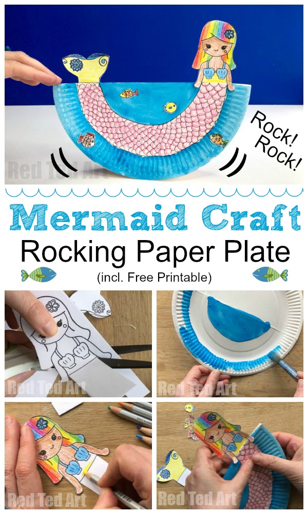 12 Mermaid Arts and Crafts - diy Thought