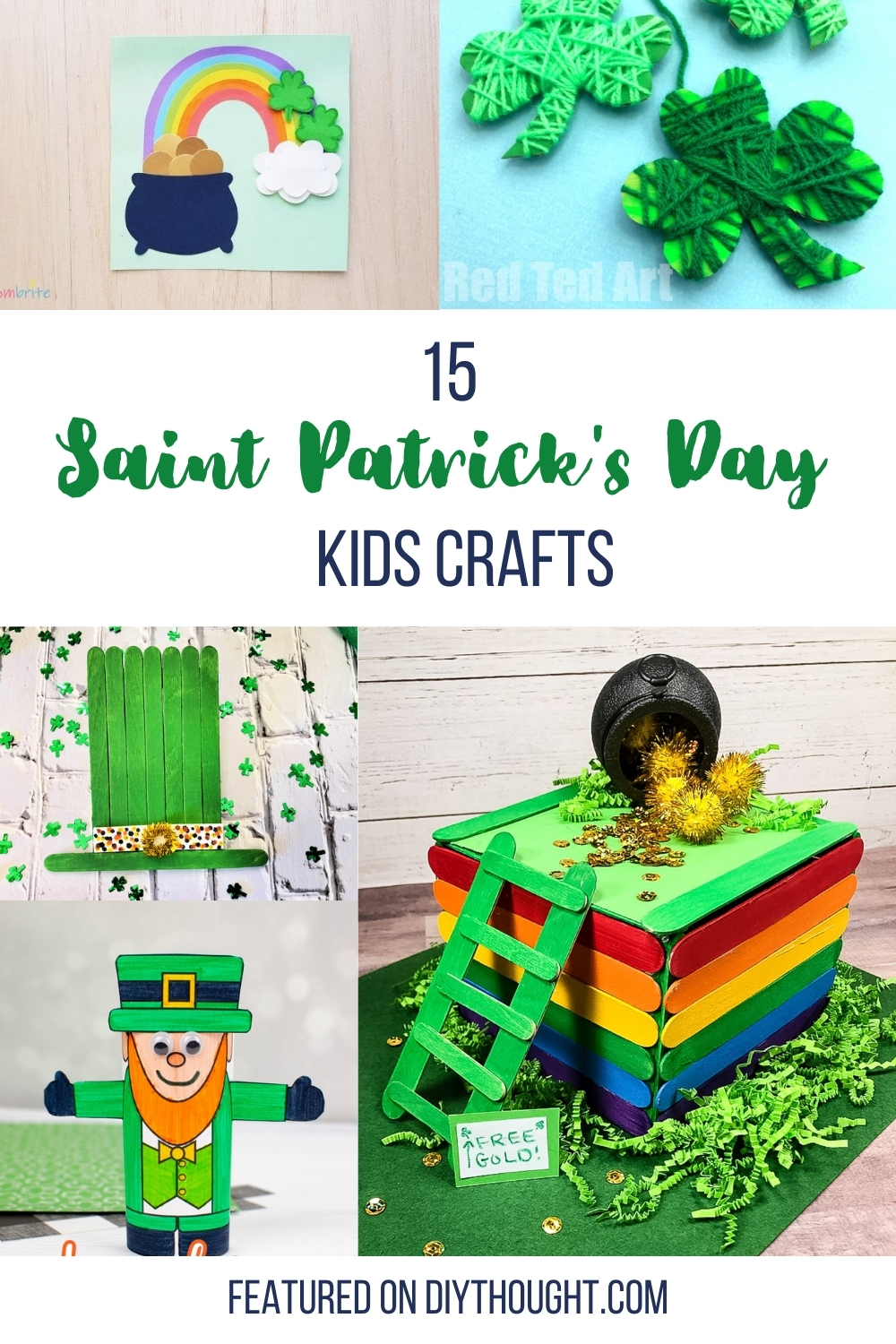 15 Saint Patrick's Day Kids Crafts - diy Thought