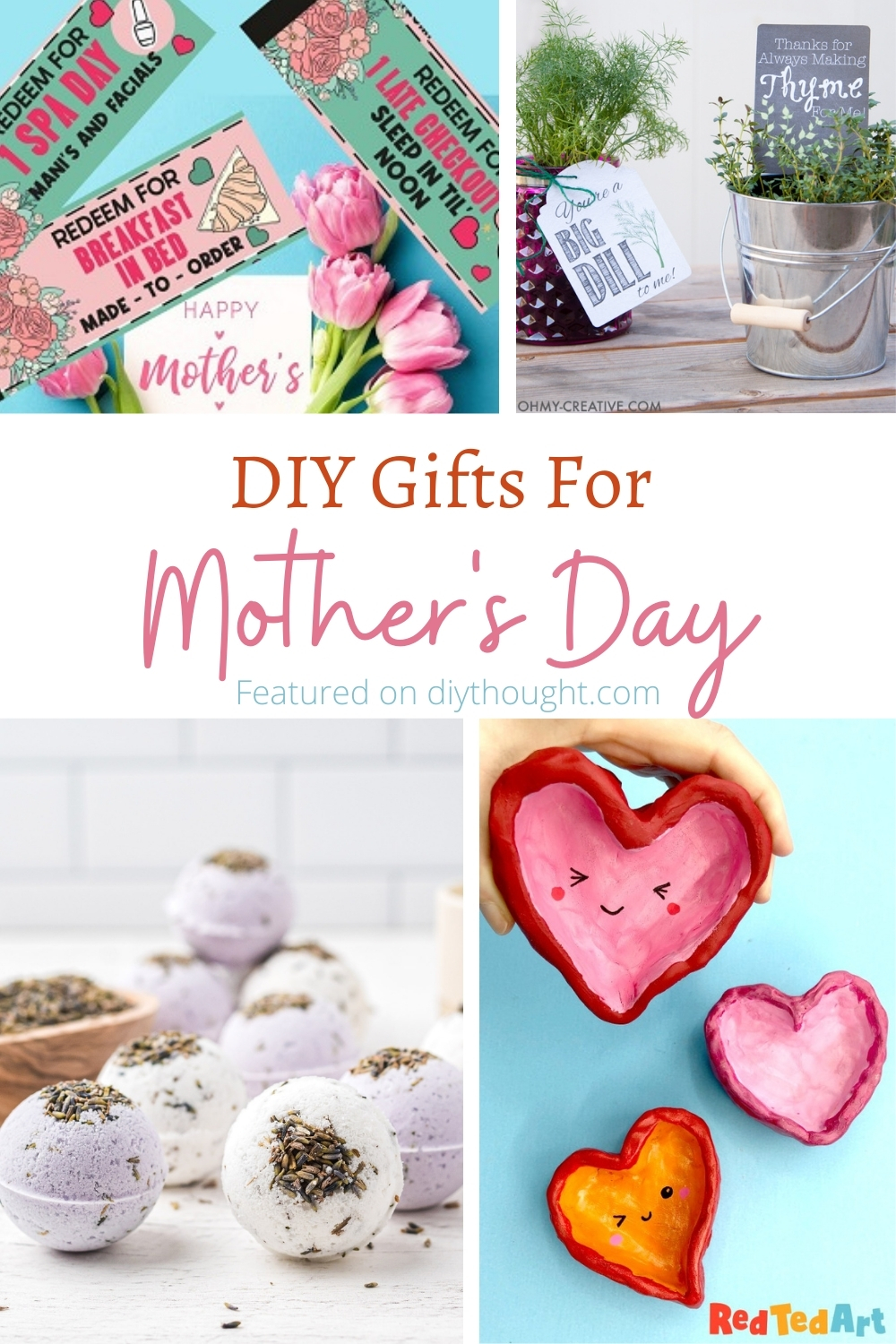 21 DIY Gifts For Mother's Day - diy Thought