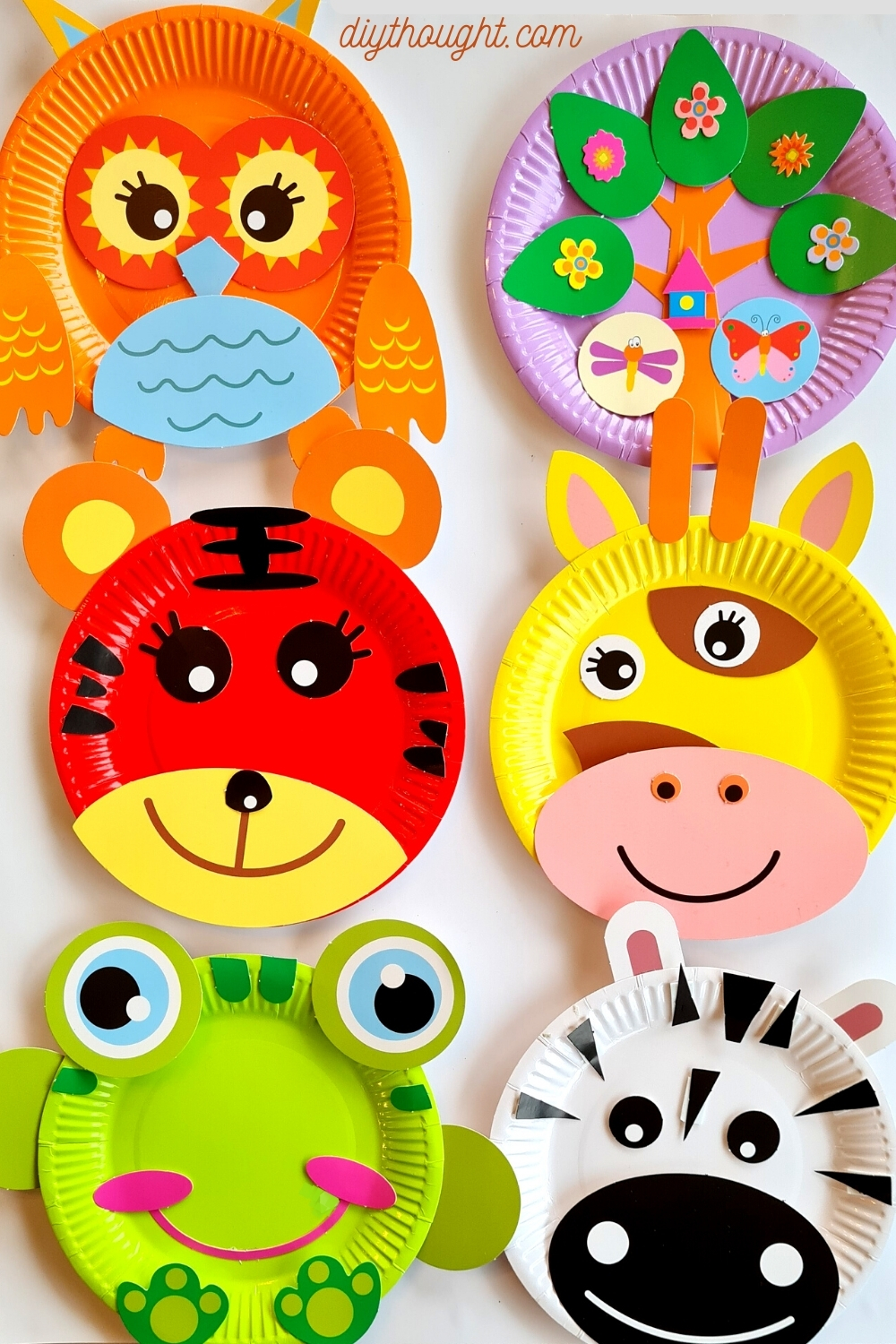 Paper Plate Animals - diy Thought