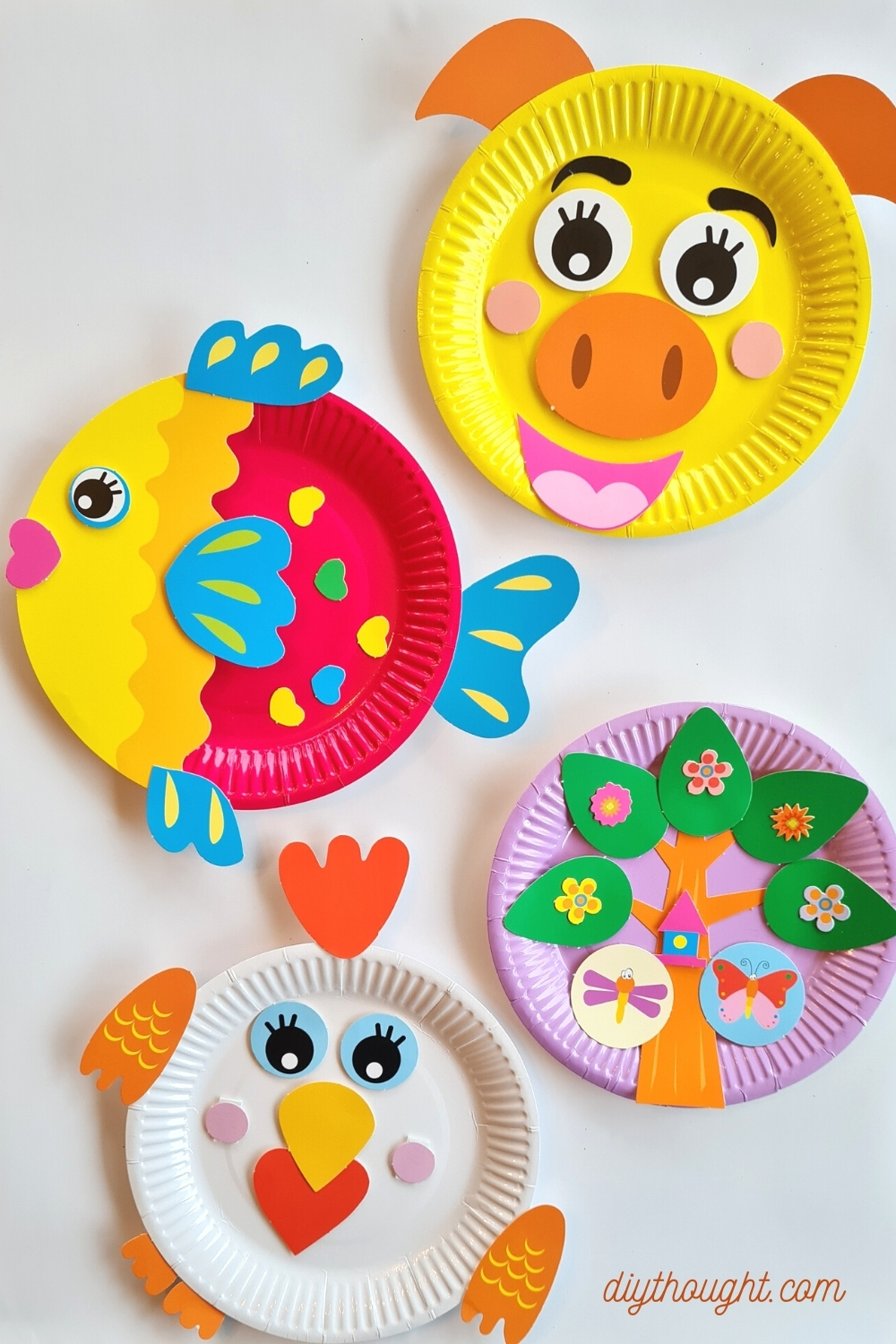 Paper Plate Animals - diy Thought