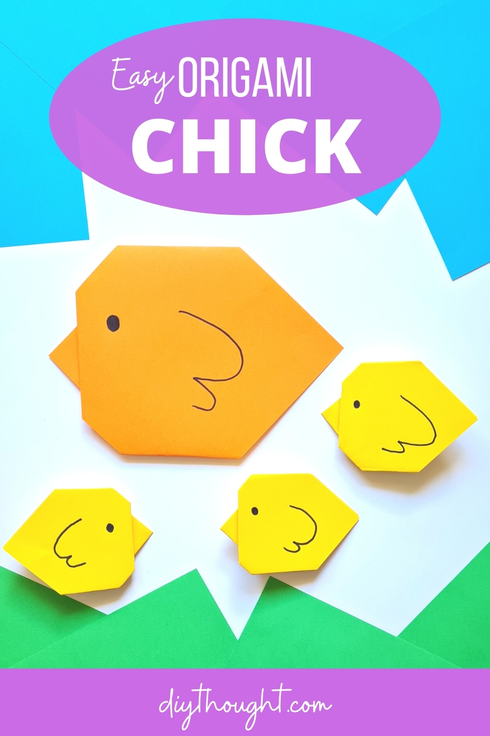 Easy Origami Chick - diy Thought