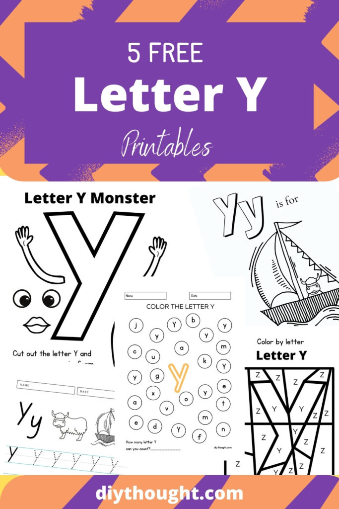 5 free letter y printable worksheets diy thought